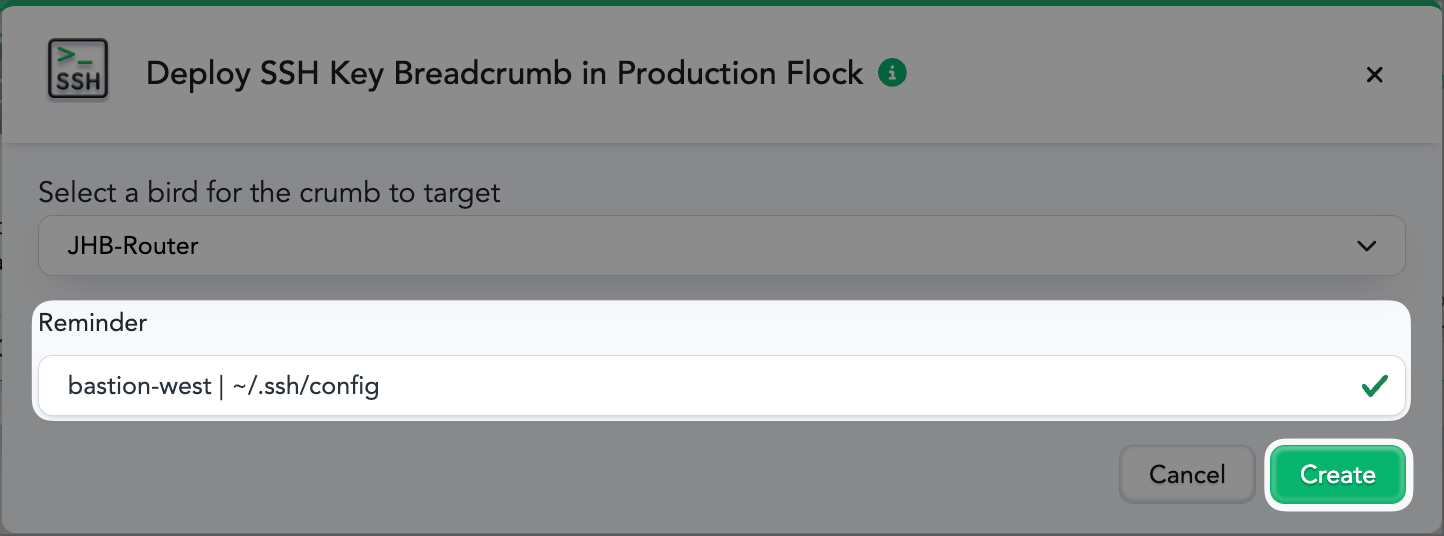 SSH Key Pair - Breadcrumb - Set Reminder.png