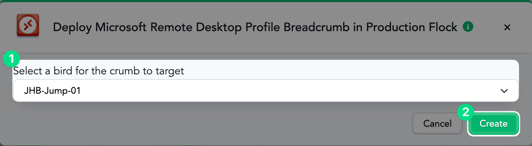 RDP Profile - Breadcrumb - Create.png